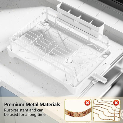 LIYI Dish Drying Rack for Kitchen Counter