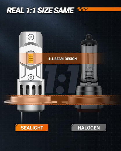 SEALIGHT H7 Fog Light Bulbs, Pack of 2