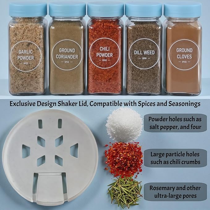 Spice Jars with Labels