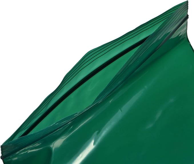 uGems 4" x 6" Green Reclosable Zipper Bags - 2-Mil, Pack of 100 - Resealable Plastic Bags for Packing, Storage, Tools, Crafts, and Office Supplies - sku: r46gr-100