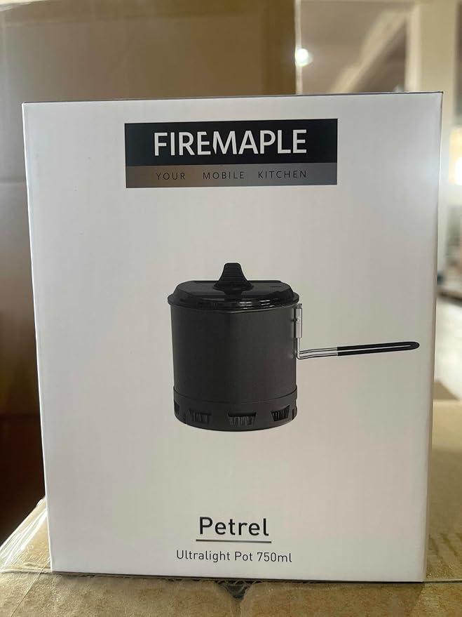 Fire-Maple Petrel Ultralight Pot- High Efficiency Aluminum Camping and Backpacking Pot with Heat-Proof Handle, Portable and Compact