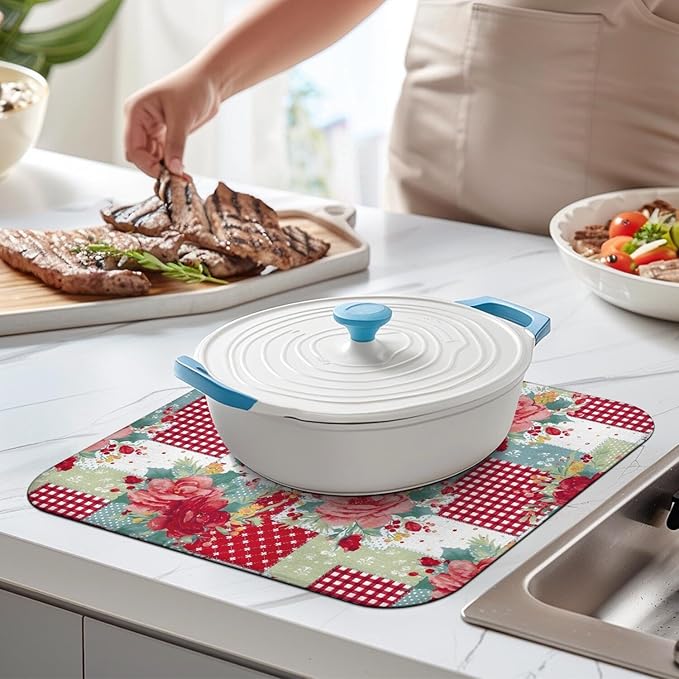 Dish Drying Mat Drainer Pads