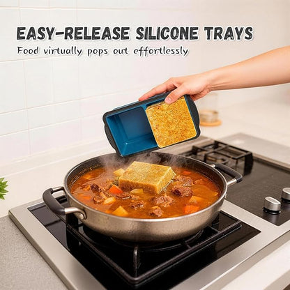 GORCI Silicone Soup Freezer Trays
