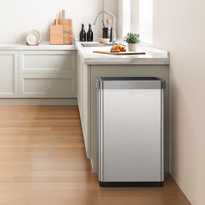 EKO Mirage X 80 Liter / 21.1 Gallons Motion Sensor Trash Can, Automatic Large