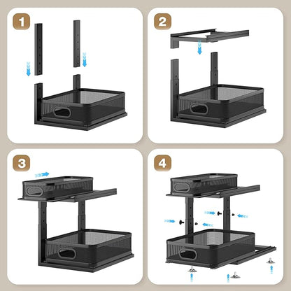 2 Pack Under Sink Organizer