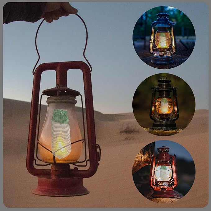 10pcs Propane Lantern Mantles String Tie Lantern Mantles for Outdoor Camping Lantern Natural Fueled Lanterns