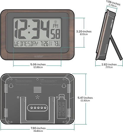 La Crosse Technology 513-17907-INT Digital Atomic Clock