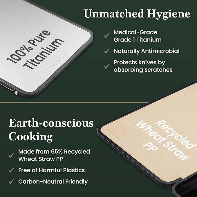 PURE-PREP Titanium Cutting Boards
