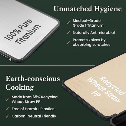 PURE-PREP Titanium Cutting Boards