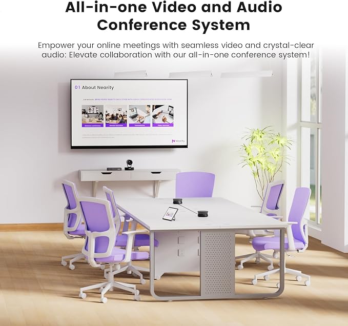 NEARITY Conference Room Camera System, Zoom Certified Scalable Conference