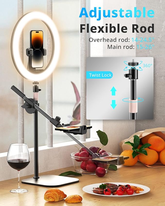 UBeesize 12" Desk Ring Light