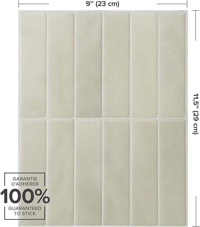 SMART TILES Peel and Stick Backsplash