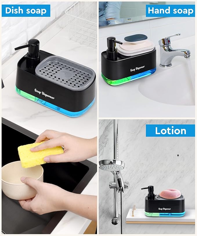 5-in-1 Kitchen Soap Dispenser Set