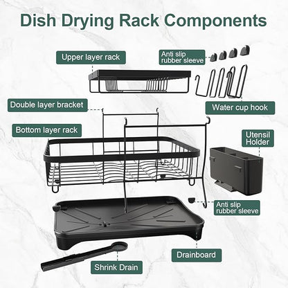 LIYI Dish Drying Rack, Large Dish Rack