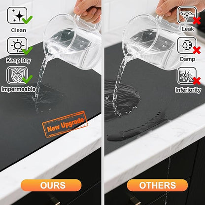 Dish Drying Mats for Kitchen Counter, Waterproof Coffee Mat for Countertop