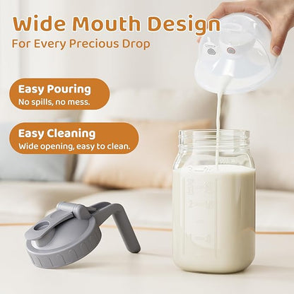 OneDream Breast Milk Pitcher 32oz Glass Pitcher