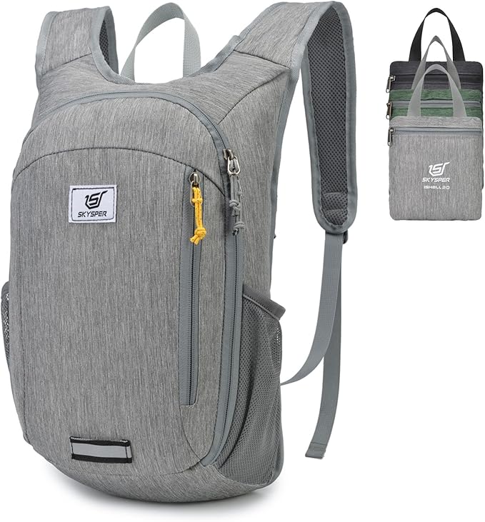 SKYSPER Small Daypack 10L/15L/20L Hiking Backpack Packable Lightweight Travel Day Pack for Women Men