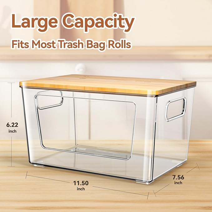 spospo 2 Pack Trash Bag Holder