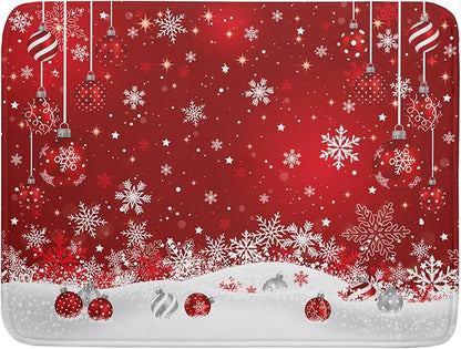 Giwawa Xmas Balls Dish Drying Mat