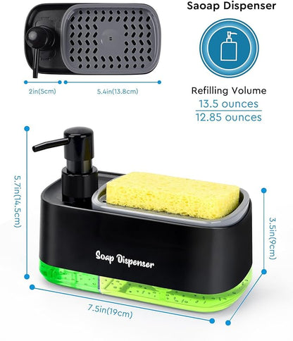 5-in-1 Kitchen Soap Dispenser Set