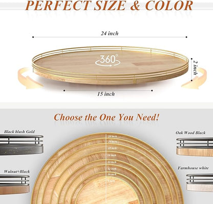 24 Inch Extra Large Lazy Susan Turntable