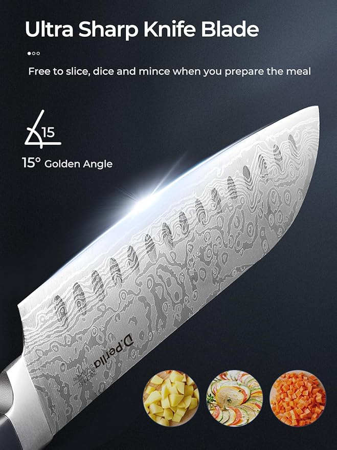 Knife Set, D.Perlla Kitchen Knife Set