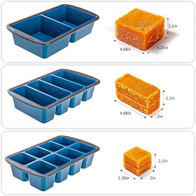 GORCI Silicone Soup Freezer Trays