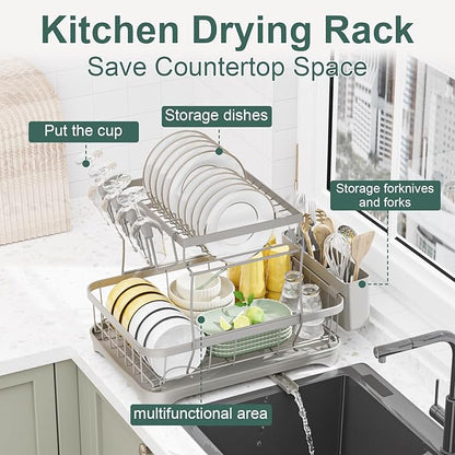 LIYI Dish Drying Rack, Large Dish Rack