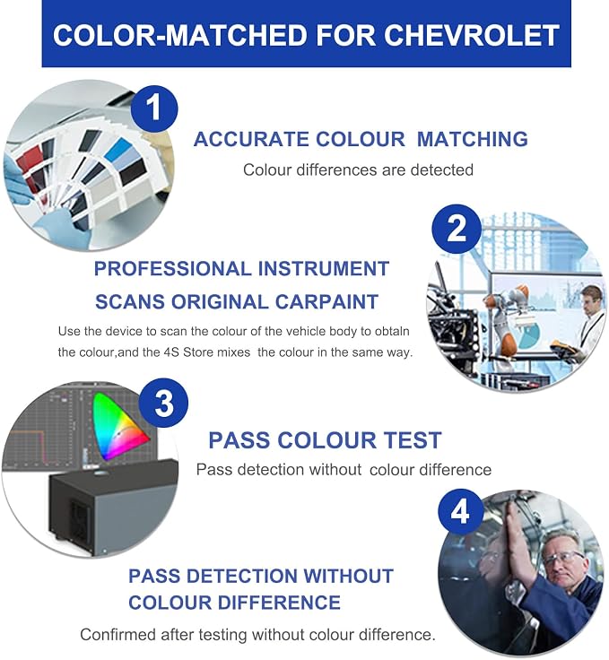 Mosalc Black Metallic(GB8/WA384A) Touch Up Paint for Chevrolet-Exact Match–Chips and Nicks Car Paint Scratch Repair Kit Automotive Paint Pen for Silverado/Equinox EV/Tahoe/Colorado/Blazer/Express
