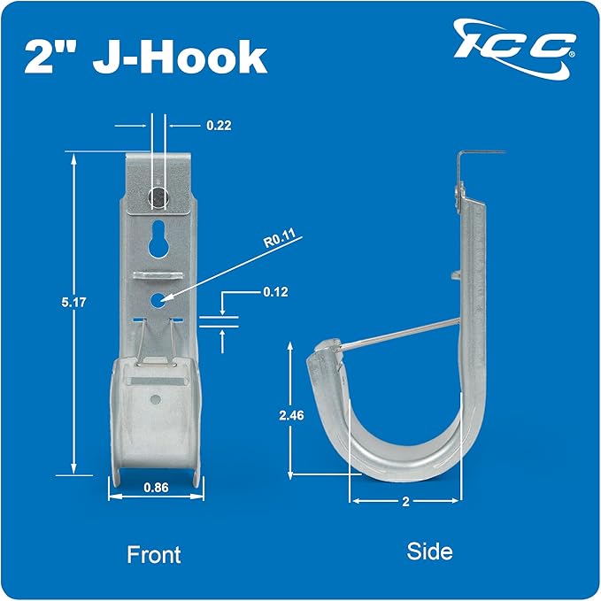 ICC Ceiling Mount J Hook 2”