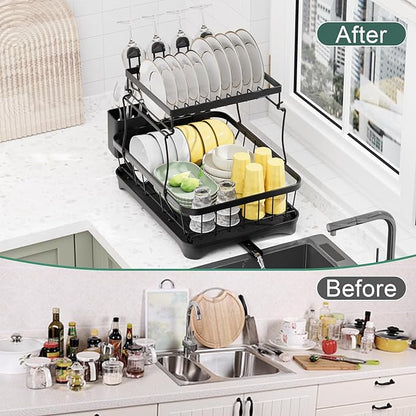 LIYI Dish Drying Rack, Large Dish Rack