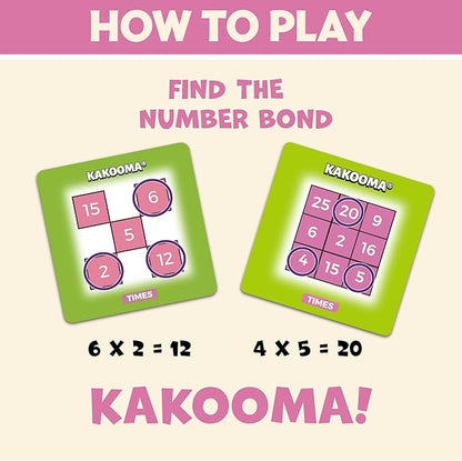 Kakooma Times – Multiplication & Division Puzzle Game – Boost Fact Fluency & Accuracy – Grades 3-6 Math Fun