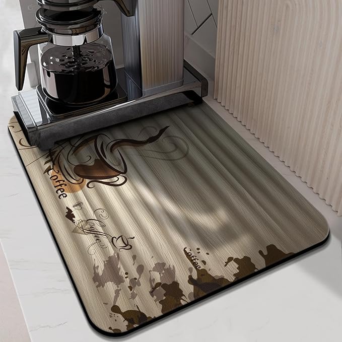 Coffee Bar Mat Accessories for Countertop