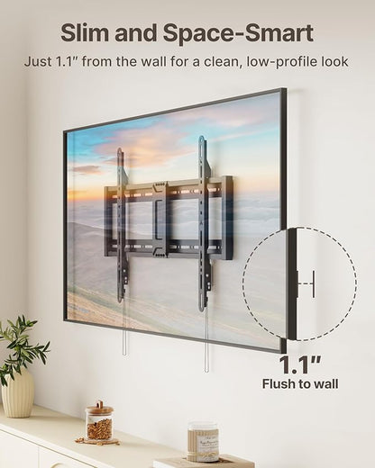 monTEK Heavy Duty Fixed TV Wall Mount