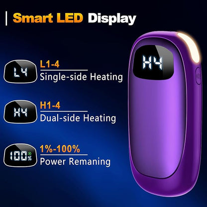 BEYYON Rechargeable Hand Warmers 2-Pack | 14,000mAh, 4 Heat Levels