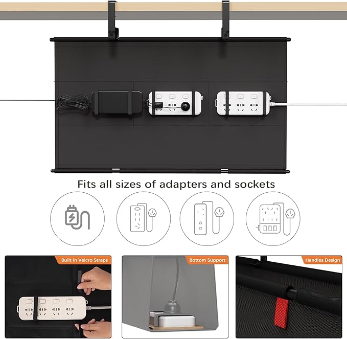 Under Desk Cable Management Tray