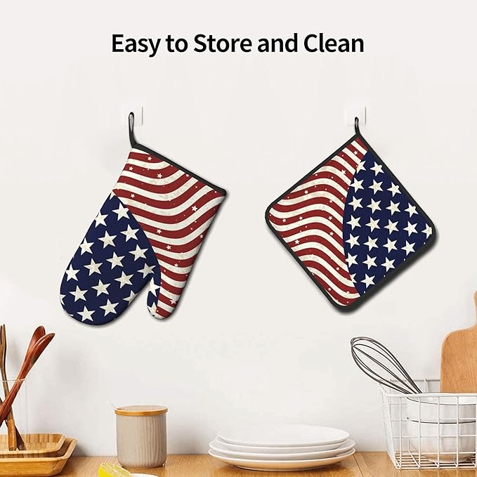 Patriotic Oven Mitts
