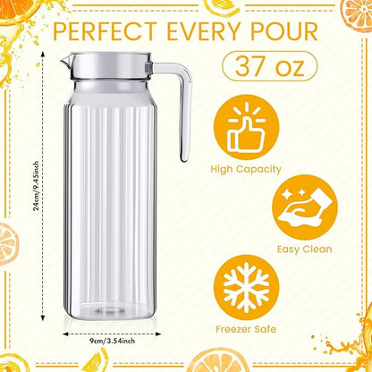 Didaey 4 Pcs Acrylic Water Pitcher