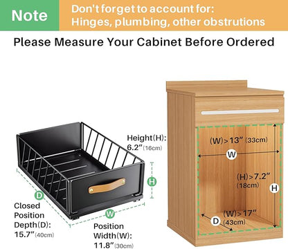 Pull out Cabinet Organizer, Heavy Duty Slide out Pantry Shelves Drawer Storage