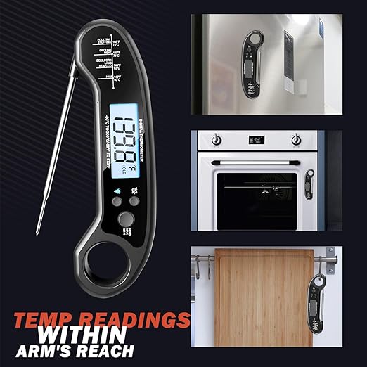 Meat Thermometer Digital, Instant Read Meat Thermometer