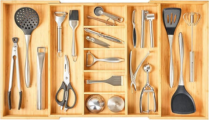 Umilife Extra Large Expandable Kitchen Drawer Organizer