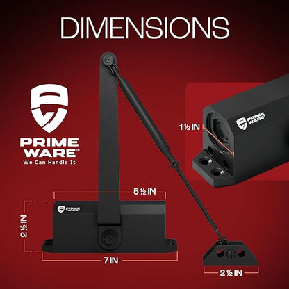 PrimeWare DC-300 Automatic Adjustable Door Closers