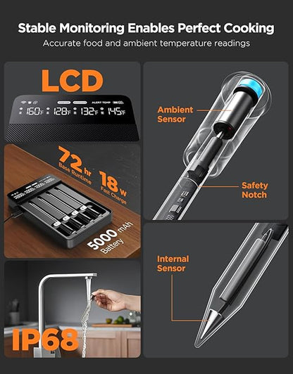 GoveeLife Bluetooth Wireless Meat Thermometer