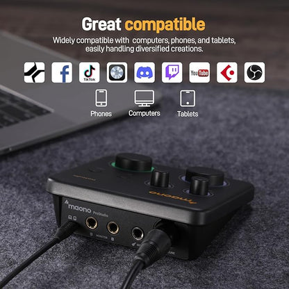 MAONO USB Audio Interface for PC: Interface