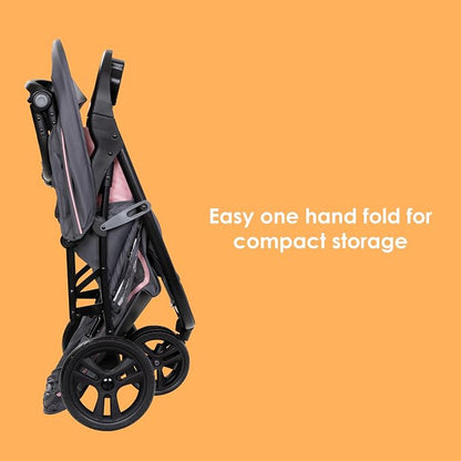 Baby Trend EZ Ride Travel System with EZ-Lift™ Infant Car Seat, Dash Pink