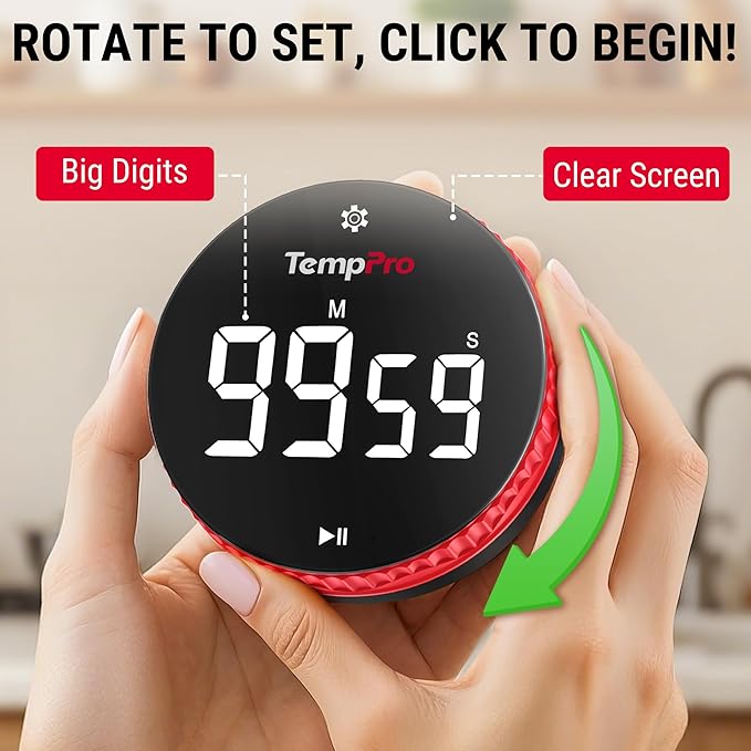 TempPro 99-Hour Digital Kitchen Timer
