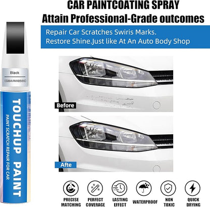 Black(GBA/WA8555) Touch Up Paint Compatible with Chevy 2-in-1 Car Scratch Repair Pen for Rock Chips, Door Scratches & Paint Nicks Exact Color Match Quick Dry DIY Fix for Silverado Silverado Equinox