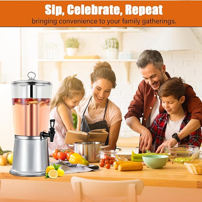 2 Gallons Beverage Dispenser