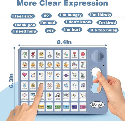Joyreal AAC Device for Autism, Non Verbal Communication Tools for Speech