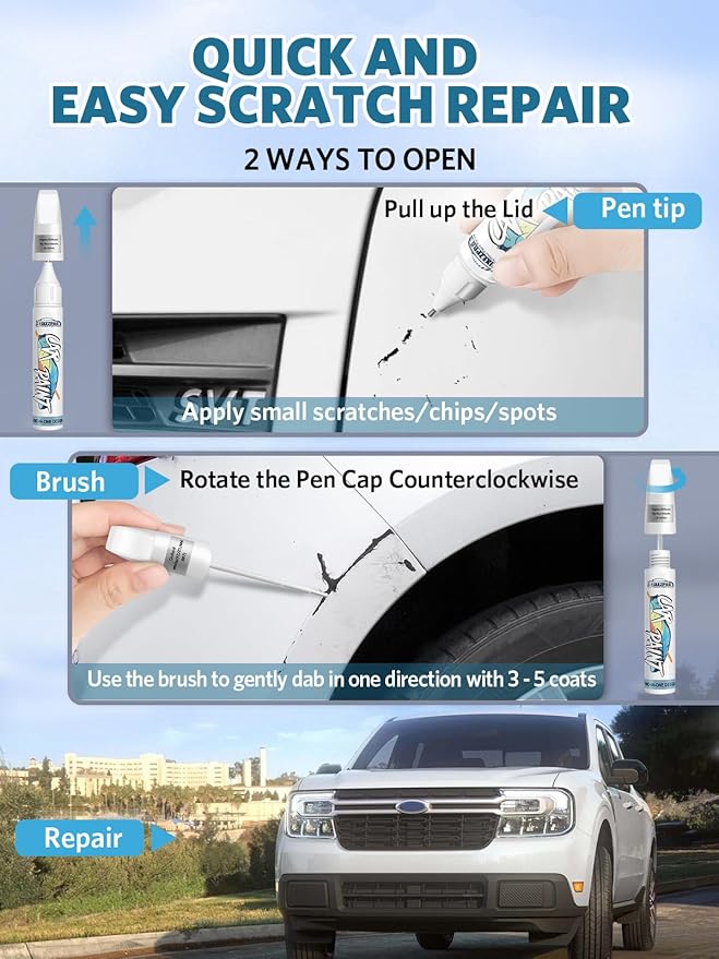 SAL Abyss Blue Pearl Touch Up Paint for Subaru, Color Exact Match Car Paint Scratch Repair Remover Pen Kit Quick & Easy Fix Vehicle Chips and Automotive Nicks Scuff